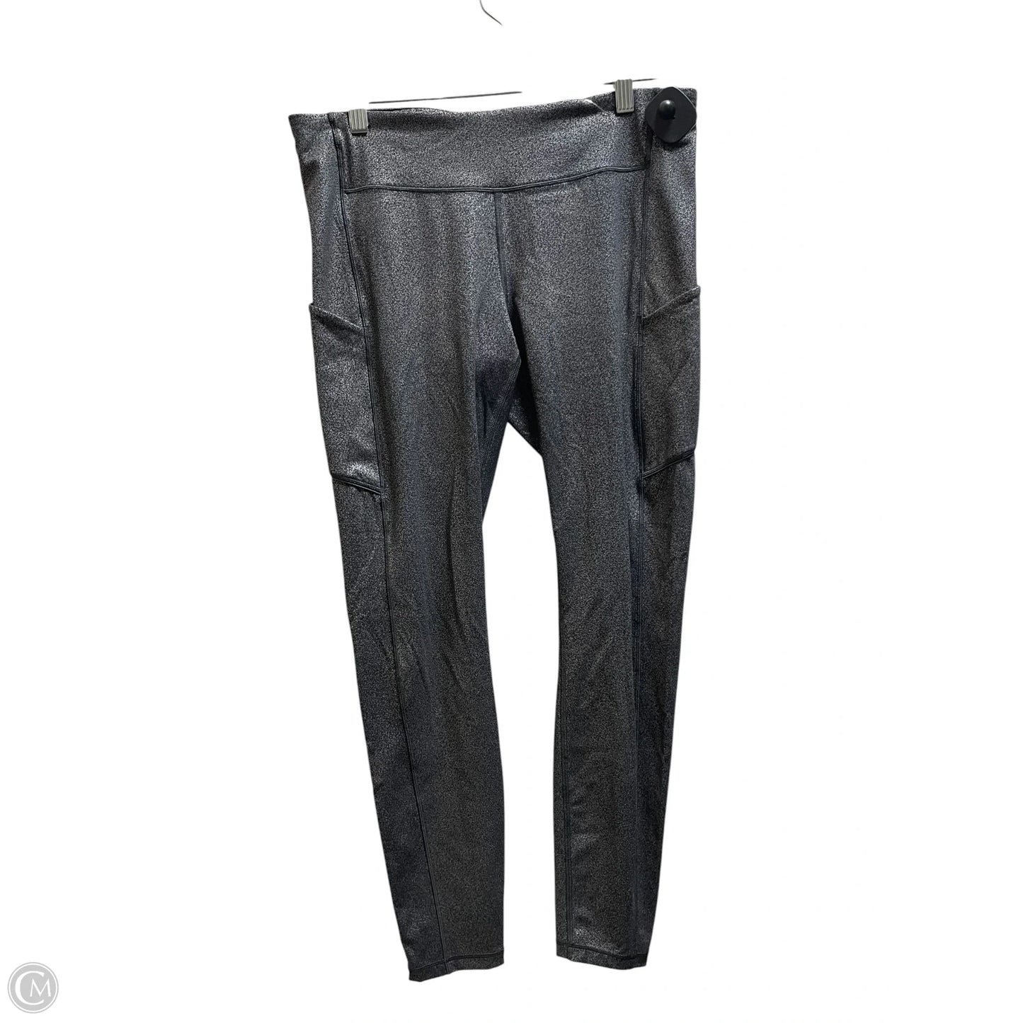Athletic Leggings By Lululemon In Silver, Size: 10