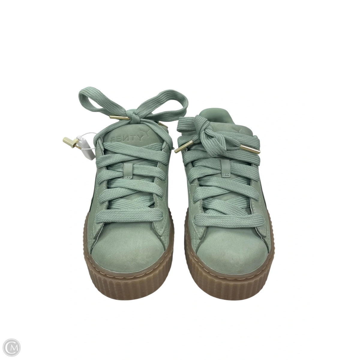 Shoes Sneakers By Puma In Green, Size: 7.5