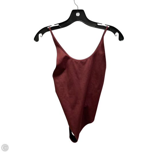 Bodysuit By Free People In Maroon, Size: Xs
