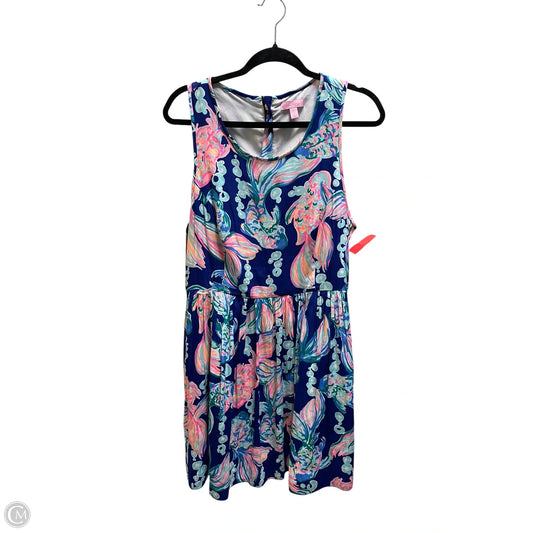 Dress Designer By Lilly Pulitzer In Blue, Size: 12