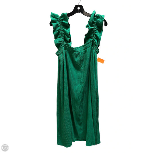 Dress Casual Maxi By Thml In Green, Size: L