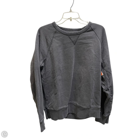 Sweatshirt Crewneck By Madewell In Grey, Size: M