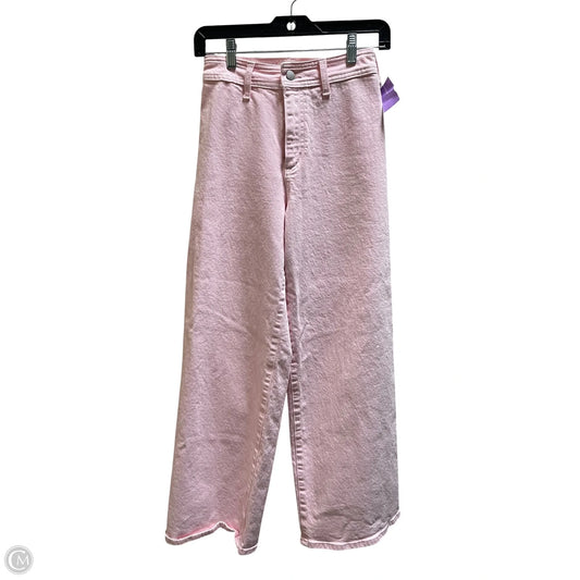 Jeans Wide Leg By Universal Thread In Pink, Size: Xs