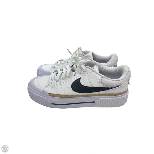Shoes Sneakers By Nike Apparel In White, Size: 8.5