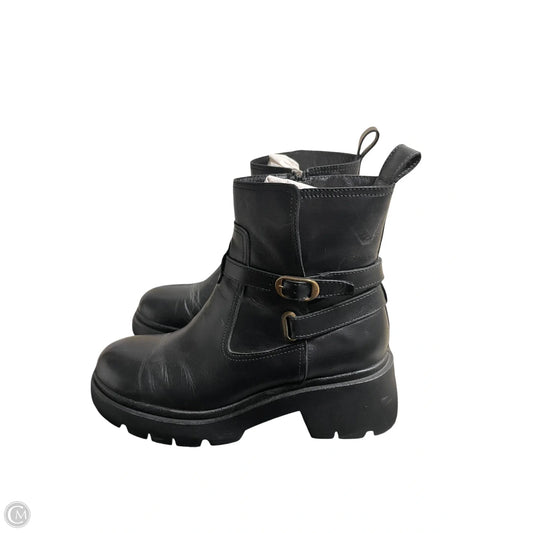 Boots Ankle Flats By Steve Madden In Black, Size: 8
