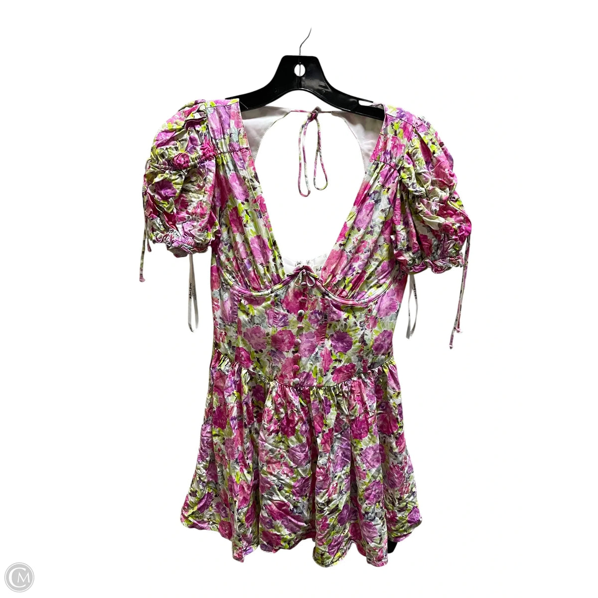 Dress Casual Short By For Love & Lemons In Floral Print, Size: S