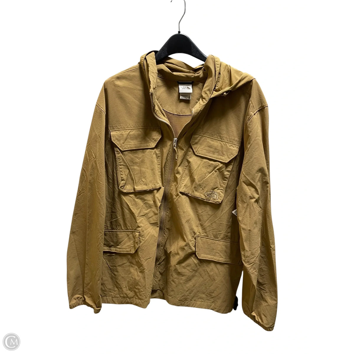 Athletic Jacket By The North Face In Brown, Size: 1x