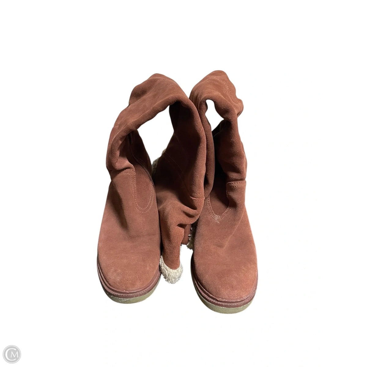 Boots Mid-calf Heels By Vince Camuto In Brown, Size: 10
