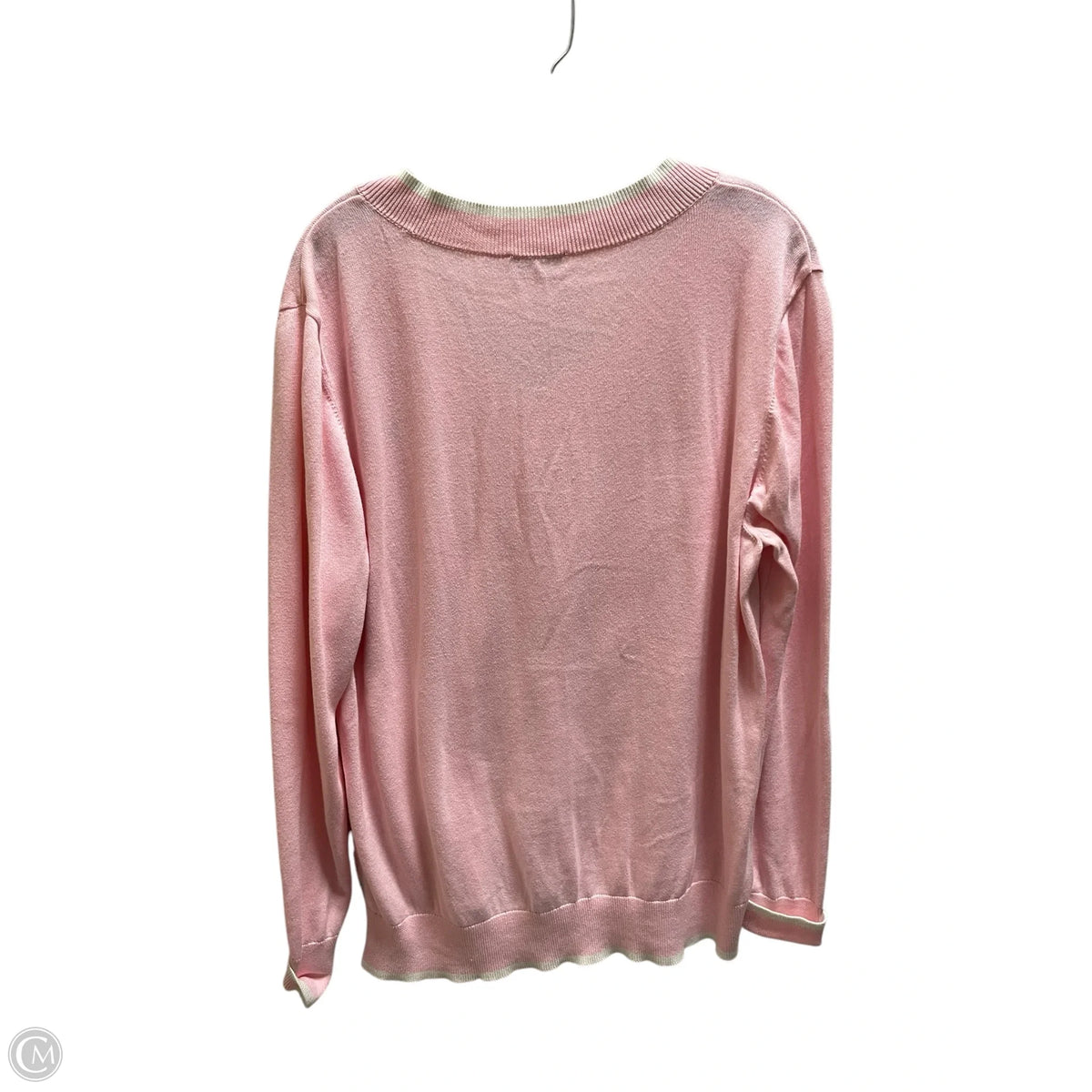 Top Long Sleeve By Vineyard Vines In Pink, Size: Xl