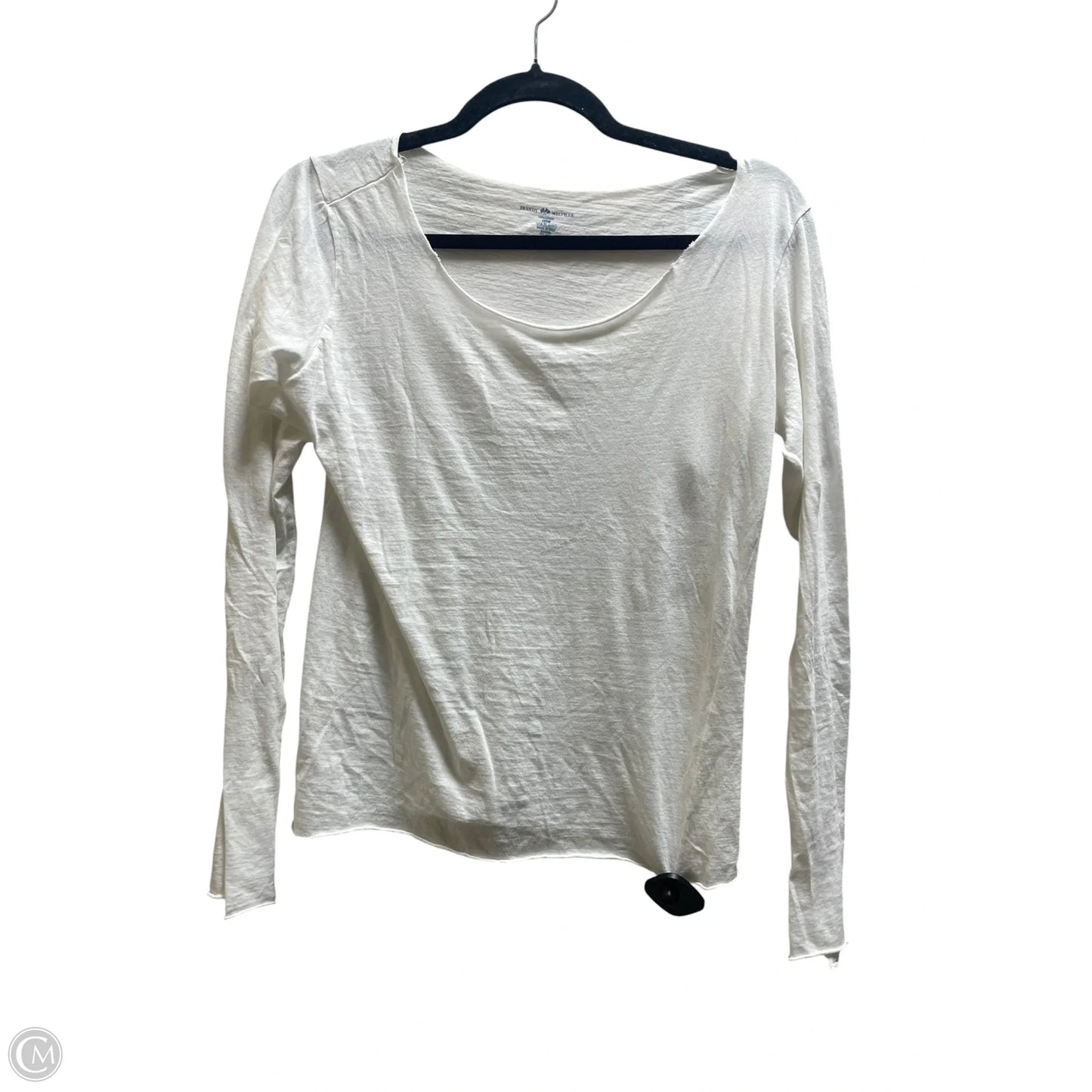 Top Long Sleeve By Brandy Melville In White, Size: S