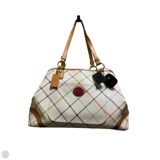 Handbag Designer By Coach, Size: Medium