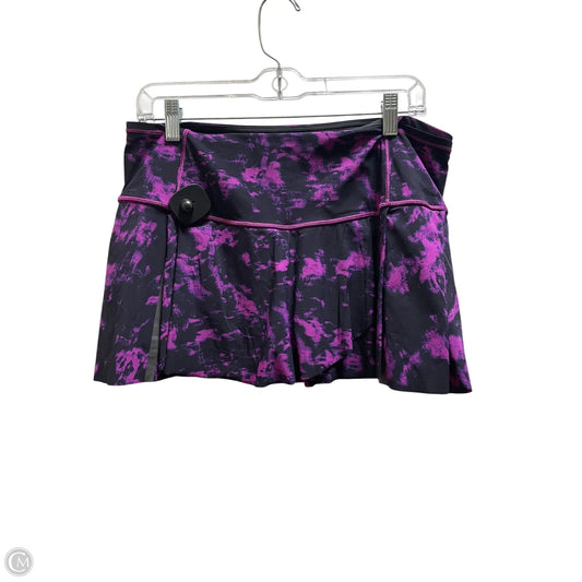 Athletic Skort By Lululemon In Purple, Size: 10