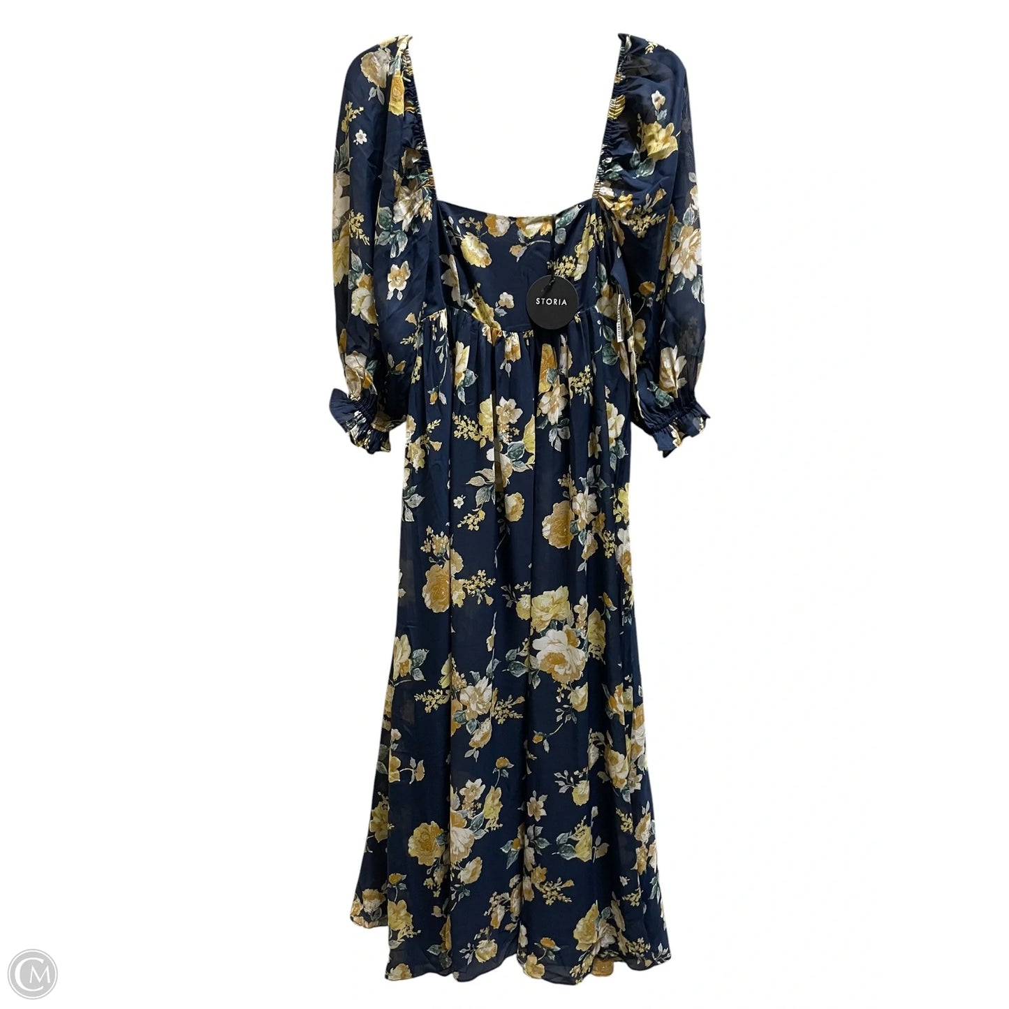 Dress Casual Maxi By Storia In Blue, Size: S