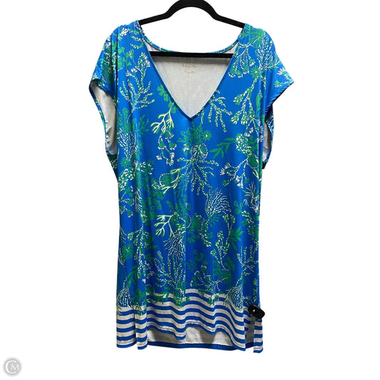 Dress Designer By Lilly Pulitzer In Blue, Size: L
