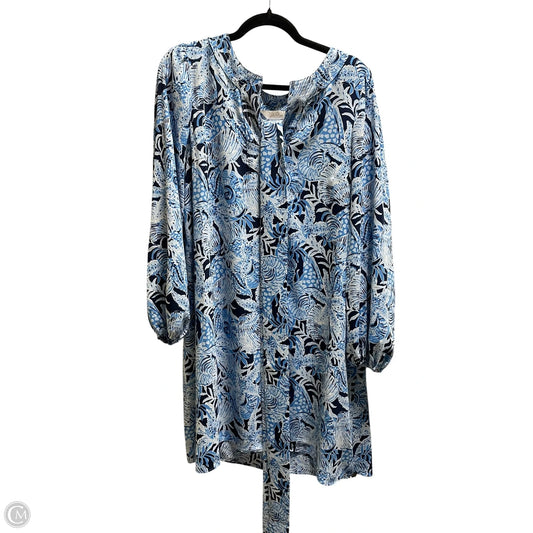 Dress Designer By Lilly Pulitzer In Blue, Size: 16