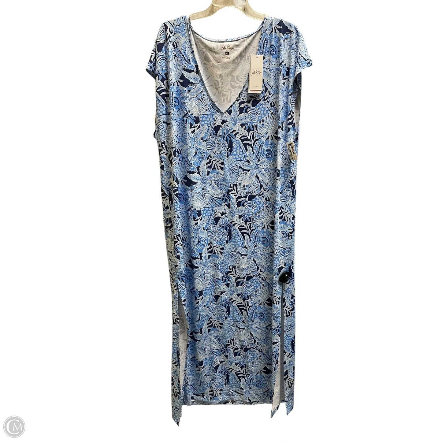Dress Designer By Lilly Pulitzer In Blue, Size: Xl