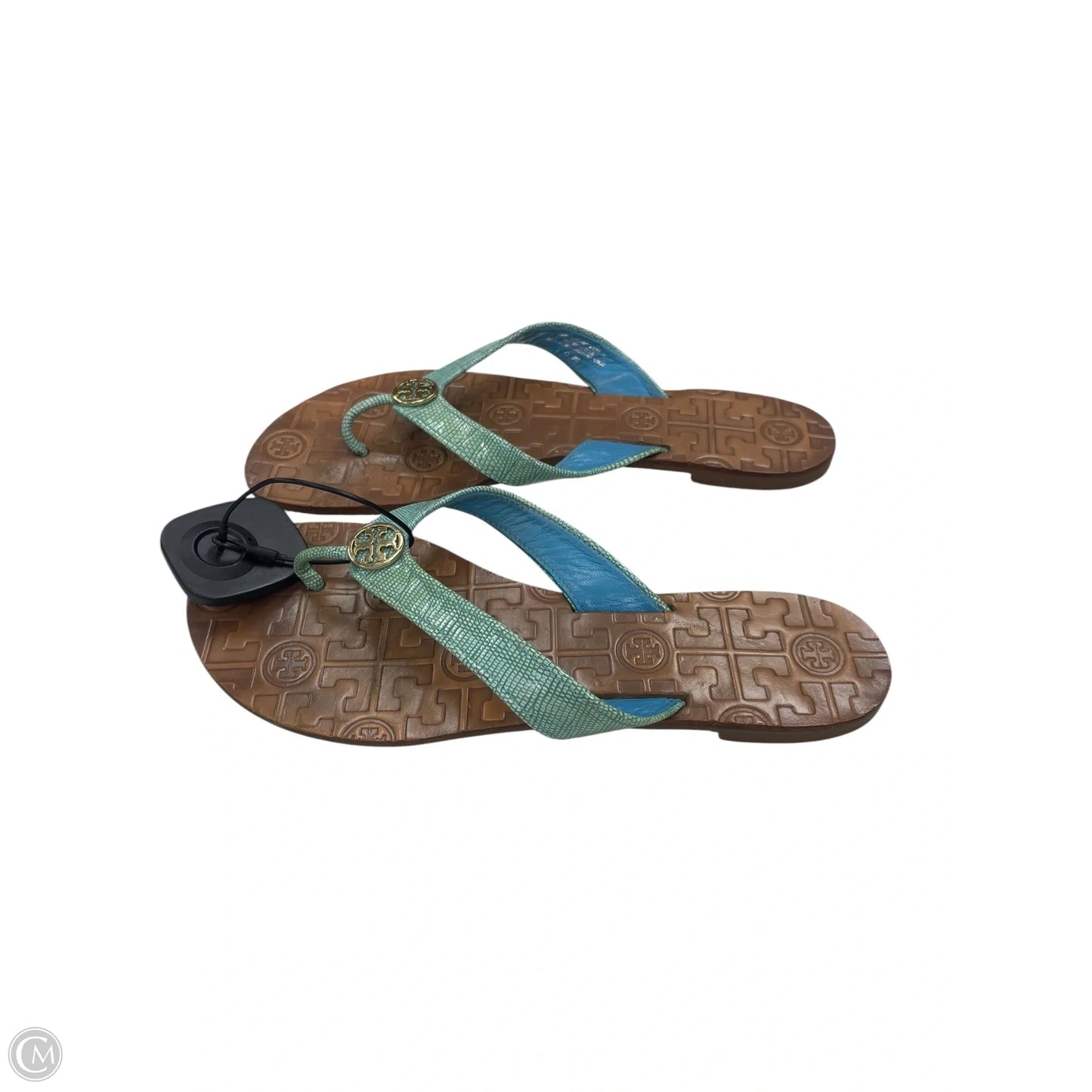 Sandals Designer By Tory Burch In Green, Size: 8