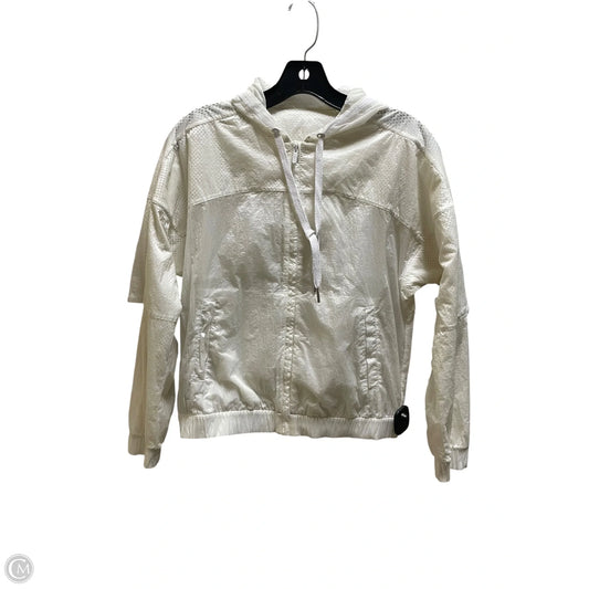 Athletic Jacket By Lululemon In White, Size: 6