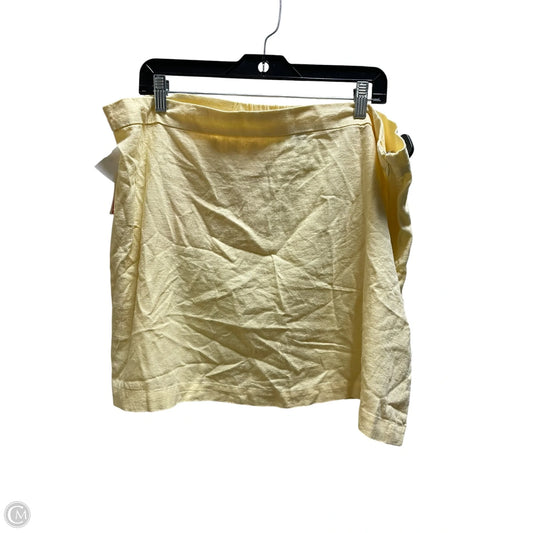 Skirt Mini & Short By Old Navy In Yellow, Size: Xl