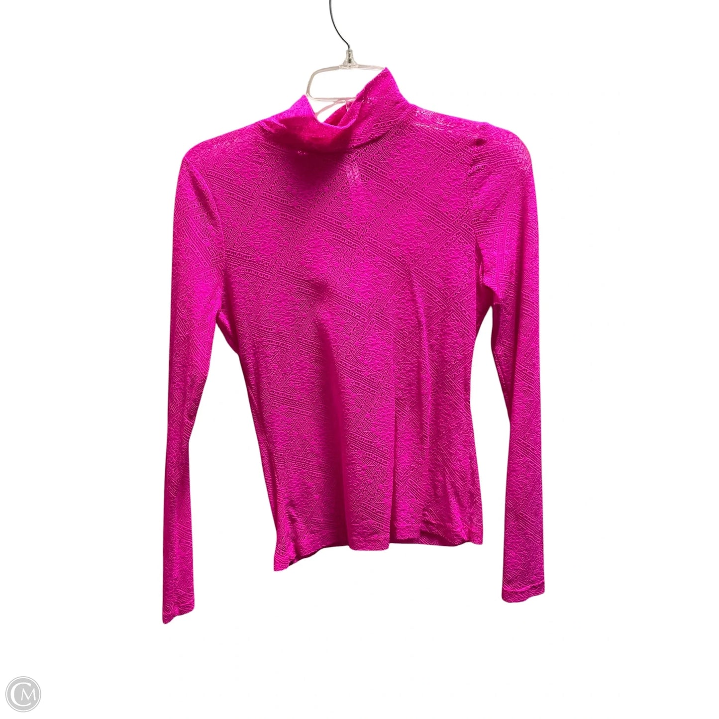 Top Long Sleeve By Anthropologie In Pink, Size: S