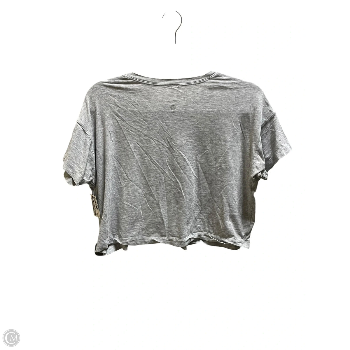 Athletic Top Short Sleeve By Clothes Mentor In Grey, Size: S