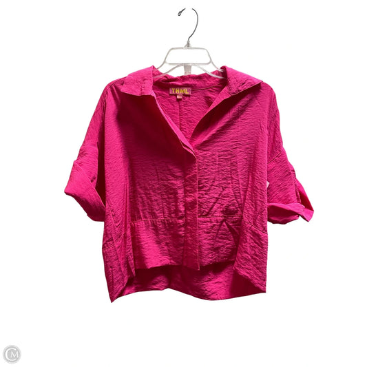 Top Short Sleeve By Thml In Pink, Size: Xs