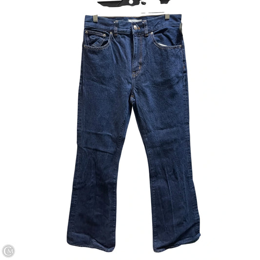Jeans Straight By Madewell In Blue Denim, Size: S
