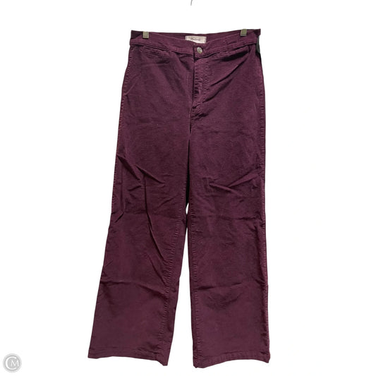 Pants Cargo & Utility By Madewell In Maroon, Size: S