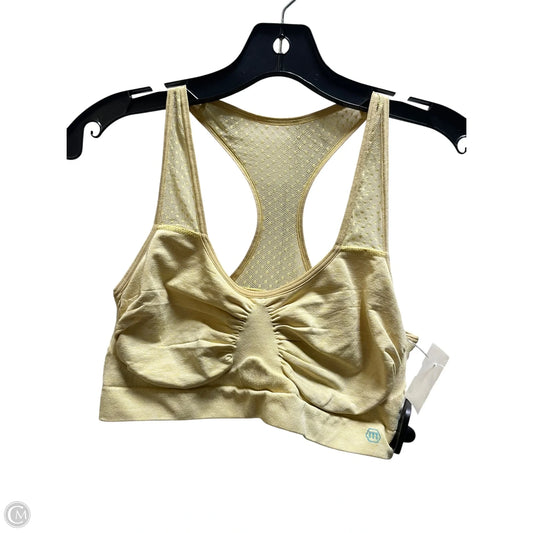 Athletic Bra By Clothes Mentor In Yellow, Size: M