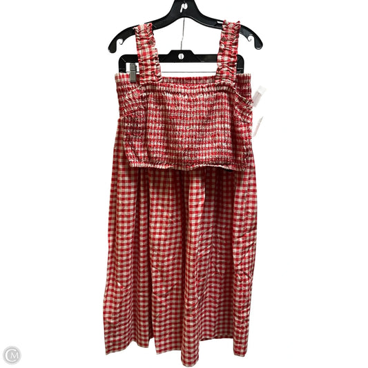 Skirt Set 2pc By Industry In Red, Size: L