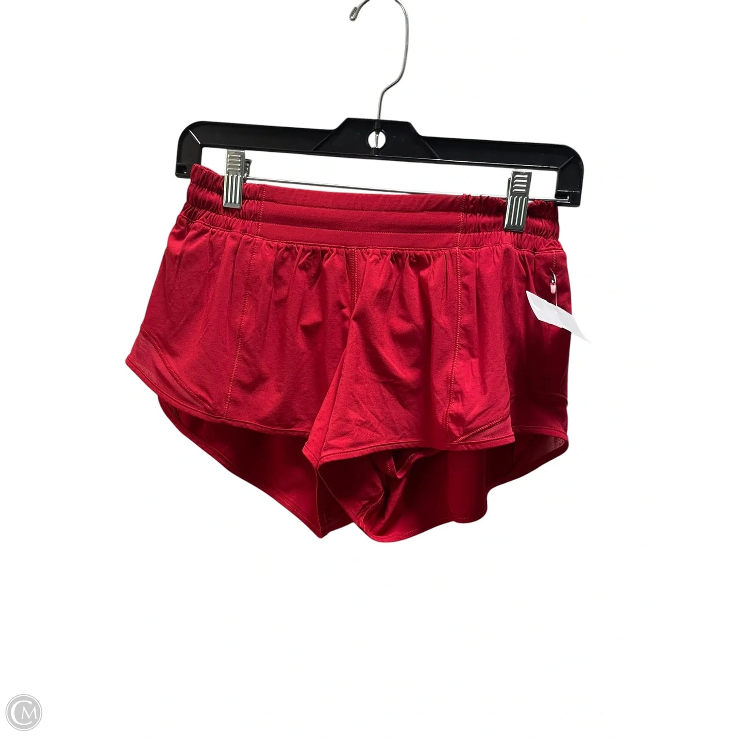 Athletic Shorts By Lululemon In Red, Size: 6