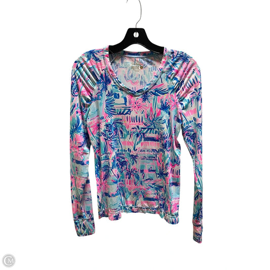 Top Long Sleeve Designer By Lilly Pulitzer In Multi-colored, Size: S