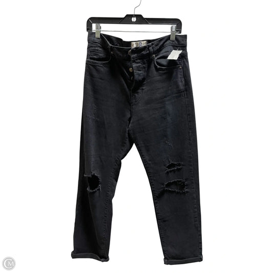 Jeans Straight By We The Free In Black Denim, Size: 6