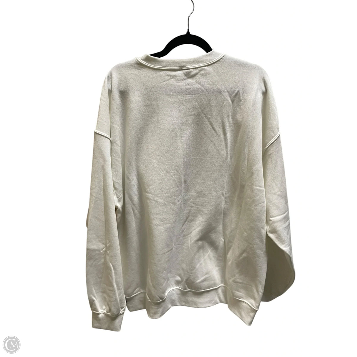 Sweatshirt Crewneck By Gildan In White, Size: Xl