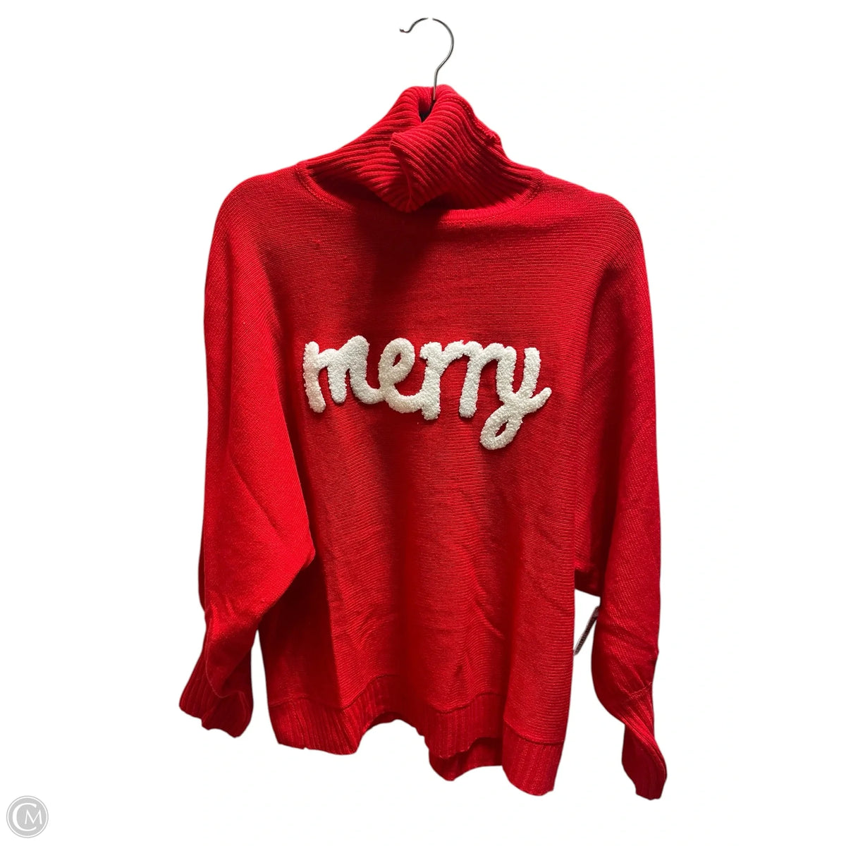Top Long Sleeve By Clothes Mentor In Red, Size: Xl
