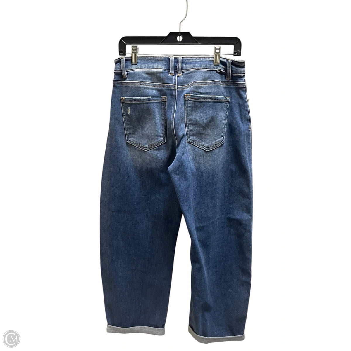 Jeans Wide Leg By Risen In Blue, Size: 4