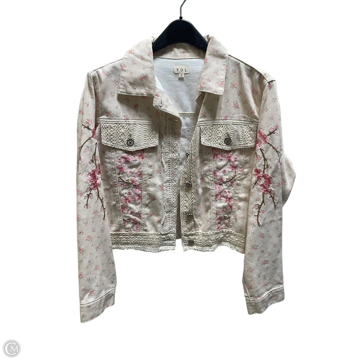 Jacket Other By Pol In White, Size: S