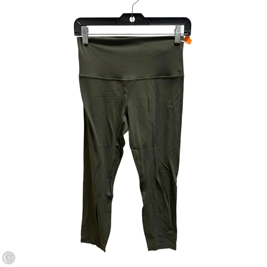 Athletic Leggings By Lululemon In Green, Size: 6
