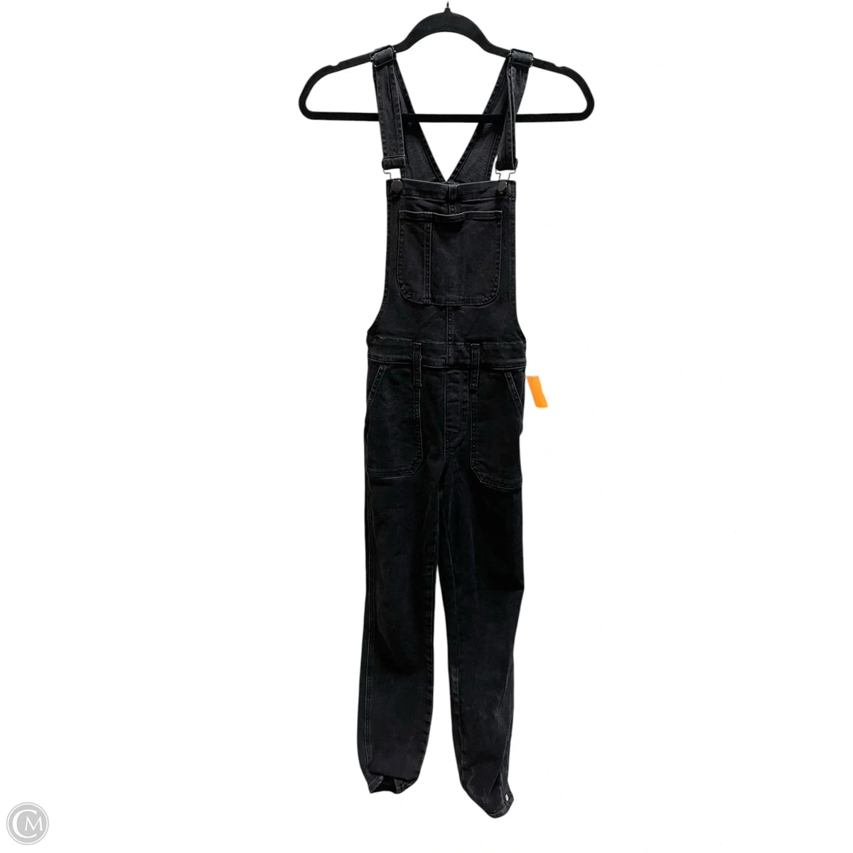 Overalls By Madewell In Black Denim, Size: Xs