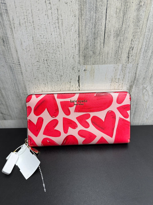 Cole Haan * Travel Wallet Clutch Leather * Ruby Sugar - Red * Voyage  Collection